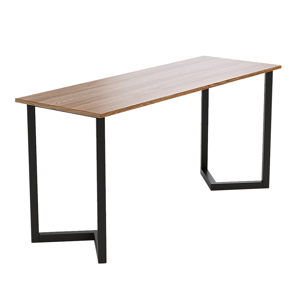 V Shaped Table Bench Desk Legs Retro Industrial Design Fully Welded - Black 6