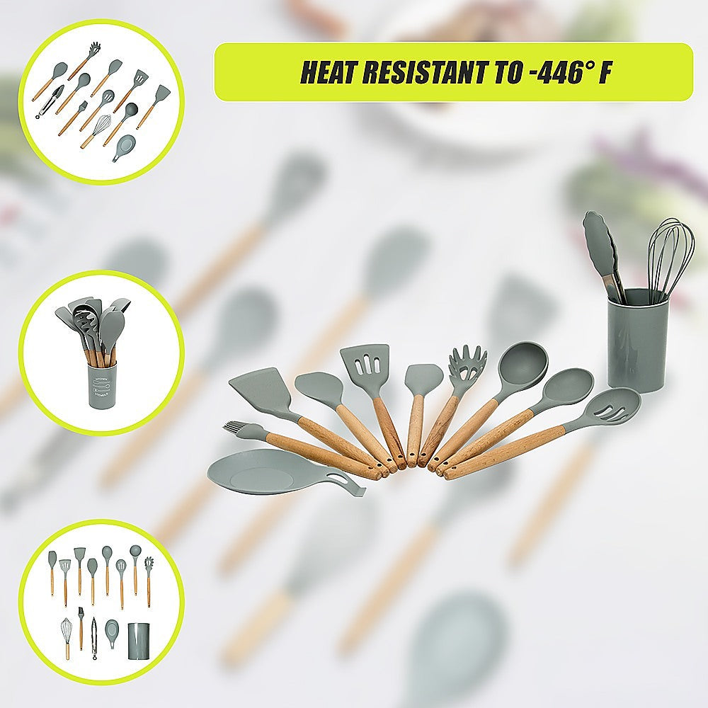 13x Kitchen Utensils for Cooking Baking Silicone Set 8