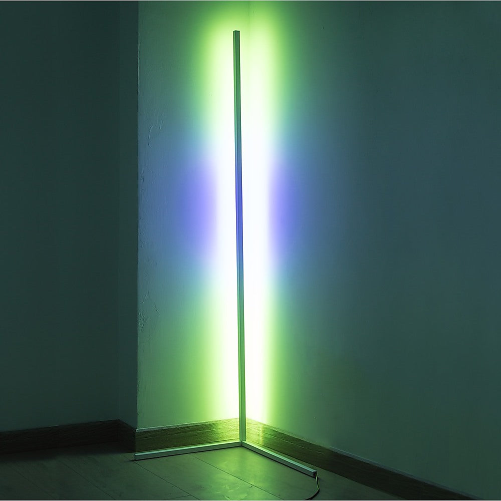 Modern - Colour RGB - Minimalist LED Corner Floor Lamp - White - Mood Lighting 4
