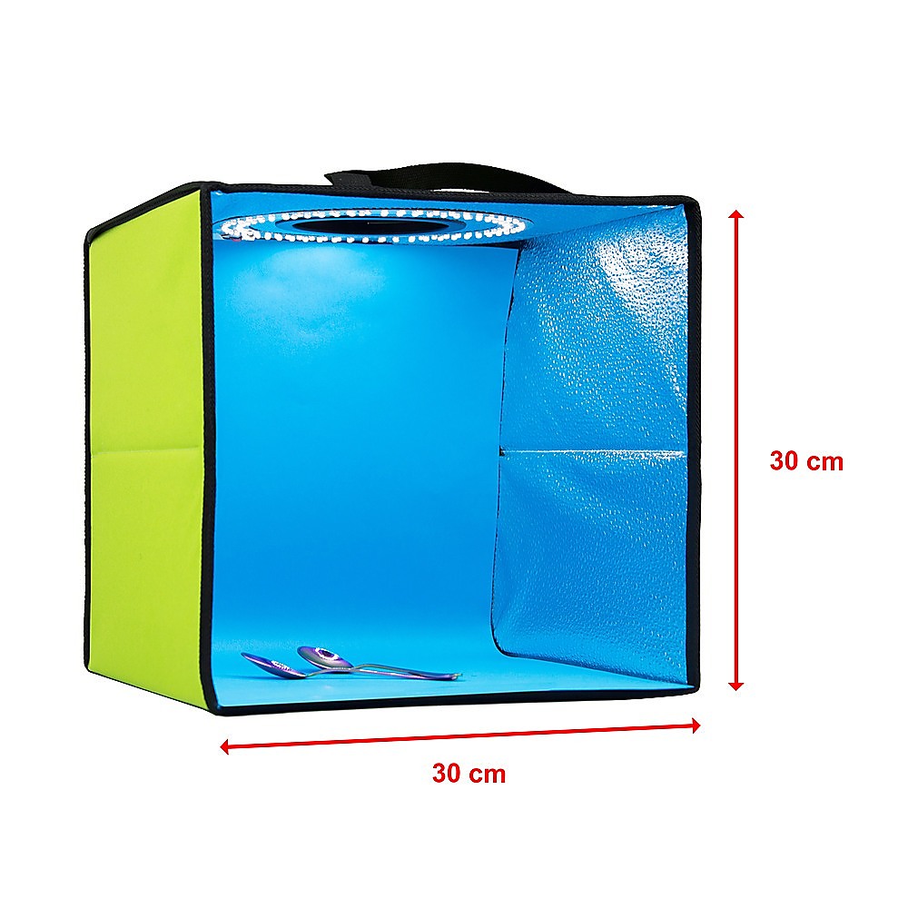 12'' LED Light Room Photo Studio Photography Lighting Tent Kit Backdrop Cube Box 8