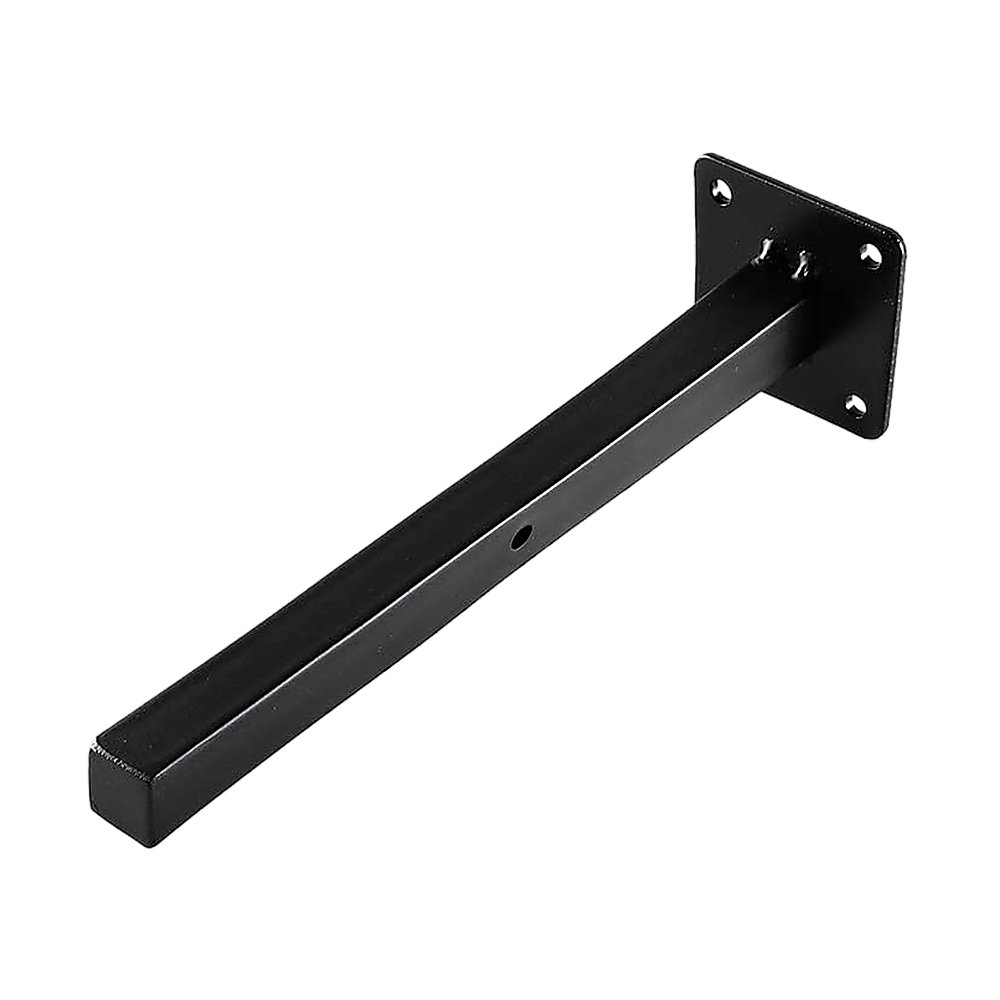 20cm Floating Shelf Brackets Industrial Metal Shelving Supports 4-Pack 5
