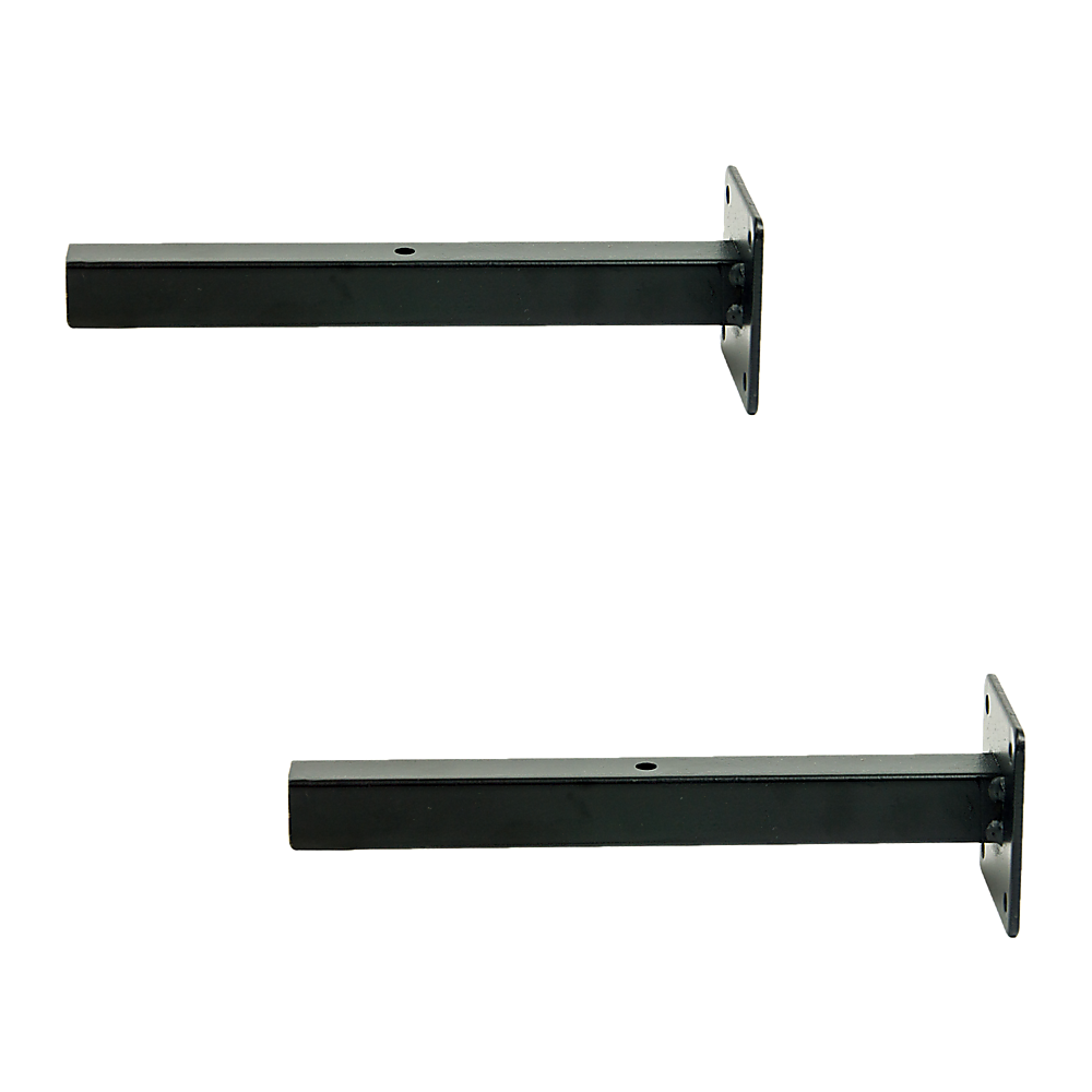 20cm Floating Shelf Brackets Industrial Metal Shelving Supports 4-Pack 6