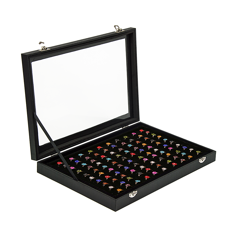100 Earring Ring Holder Jewellery/Necklace Display Storage Gift Box Show Cases 5