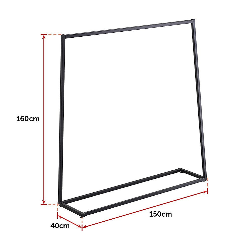 Commercial Clothing Garment Rack Retail Shop Black 14