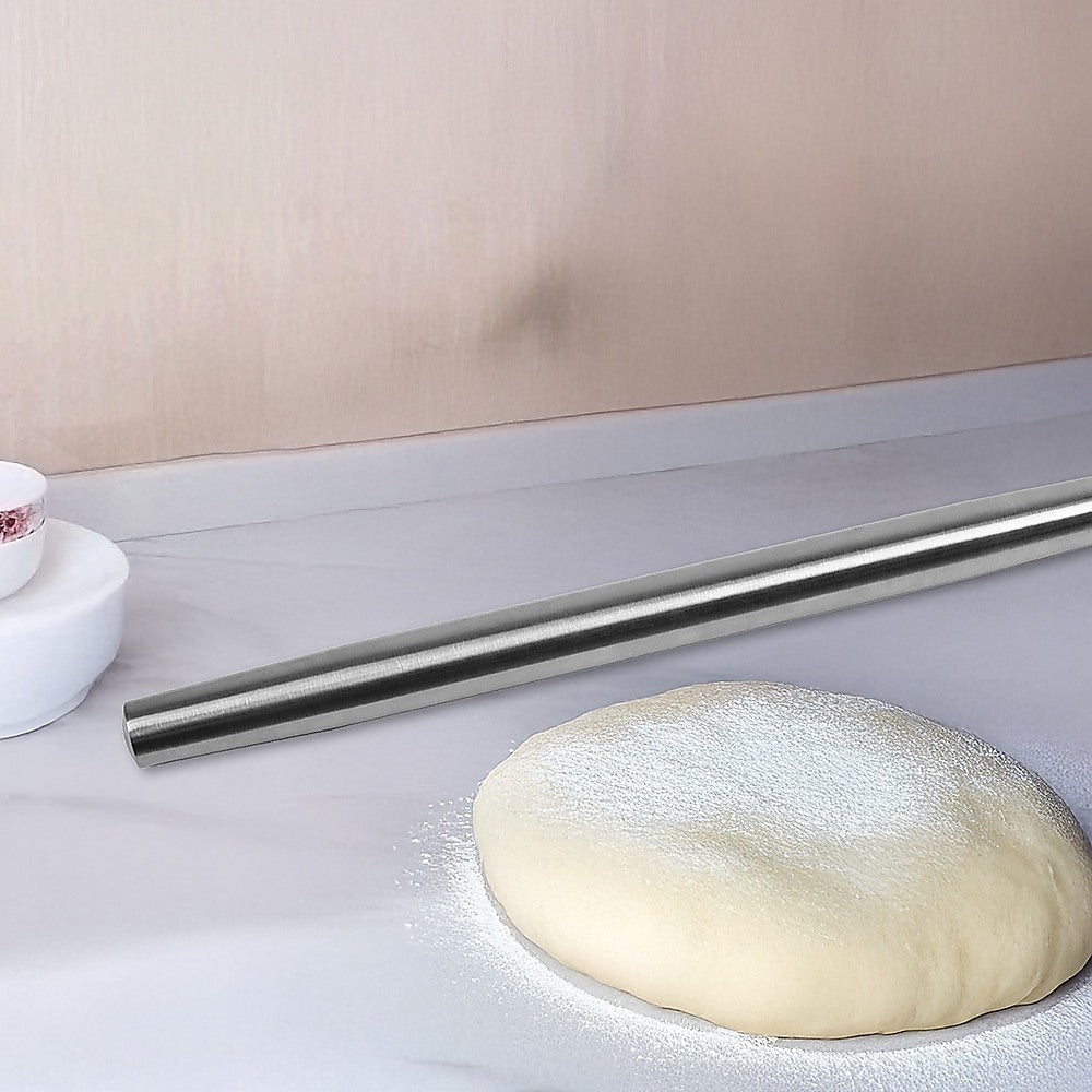 Professional Rolling Pin for Baking Premium 304 Stainless Steel Kitchen Rod 5