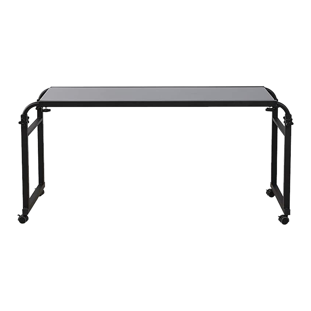 Overbed Table Work Laptop Desk with Wheels 4