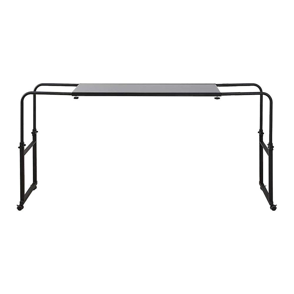 Overbed Table Work Laptop Desk with Wheels 7