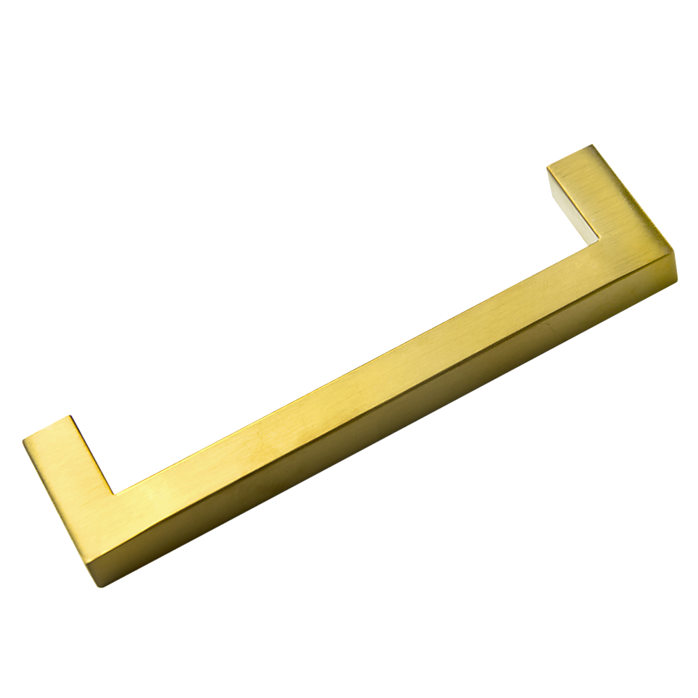 15x Brushed Brass Drawer Pulls Kitchen Cabinet Handles - Gold Finish 128mm 4