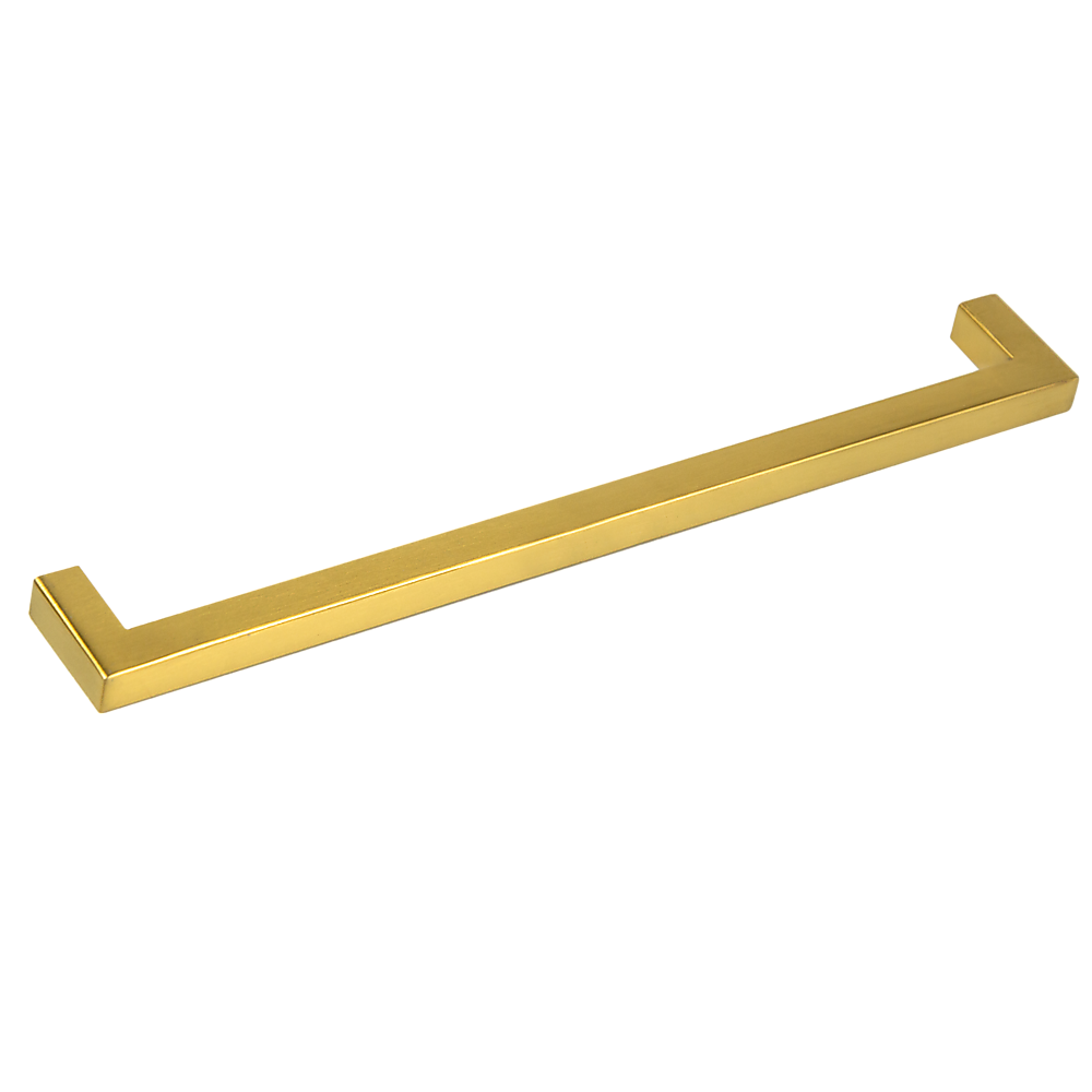 15x Brushed Brass Drawer Pulls Kitchen Cabinet Handles - Gold Finish 256mm 4