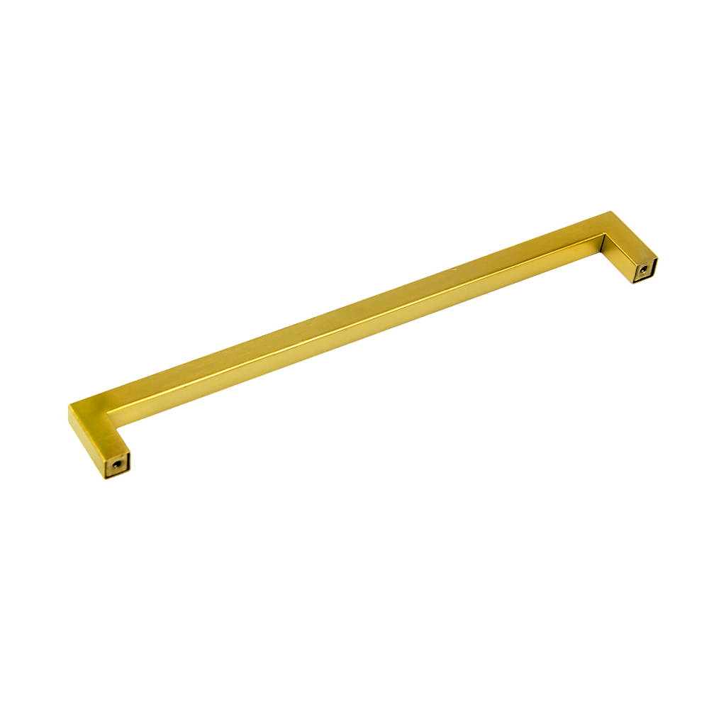 15x Brushed Brass Drawer Pulls Kitchen Cabinet Handles - Gold Finish 256mm 6
