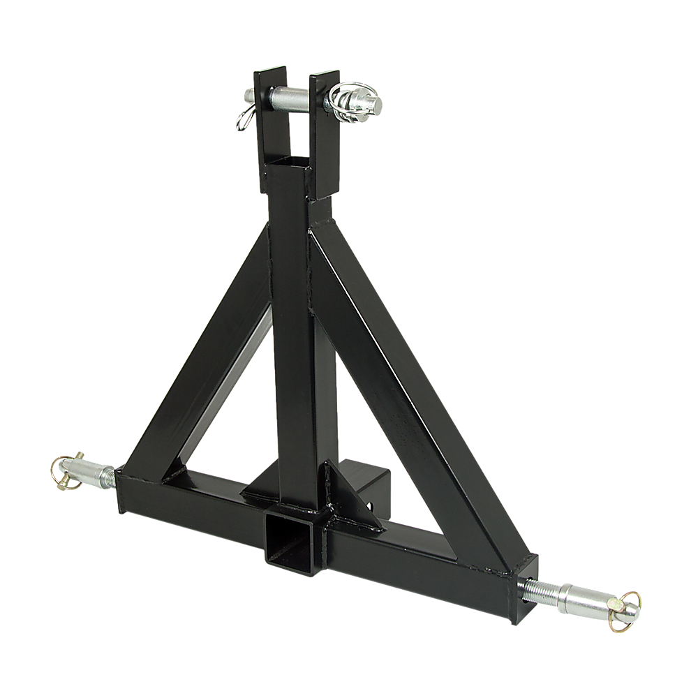 Heavy Duty Steel 3 Point 2" Trailer Hitch Receiver Tow Drawbar For Cat 1 Tractor 4