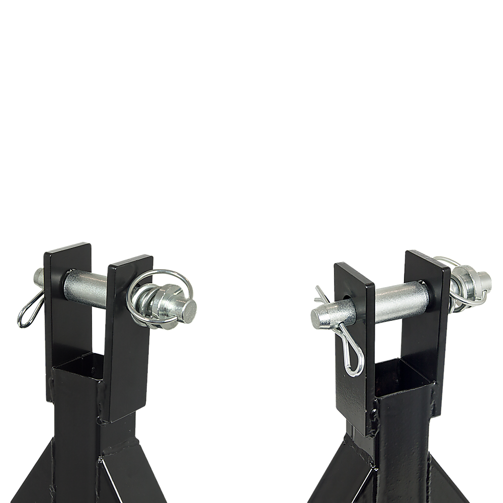 Heavy Duty Steel 3 Point 2" Trailer Hitch Receiver Tow Drawbar For Cat 1 Tractor 8