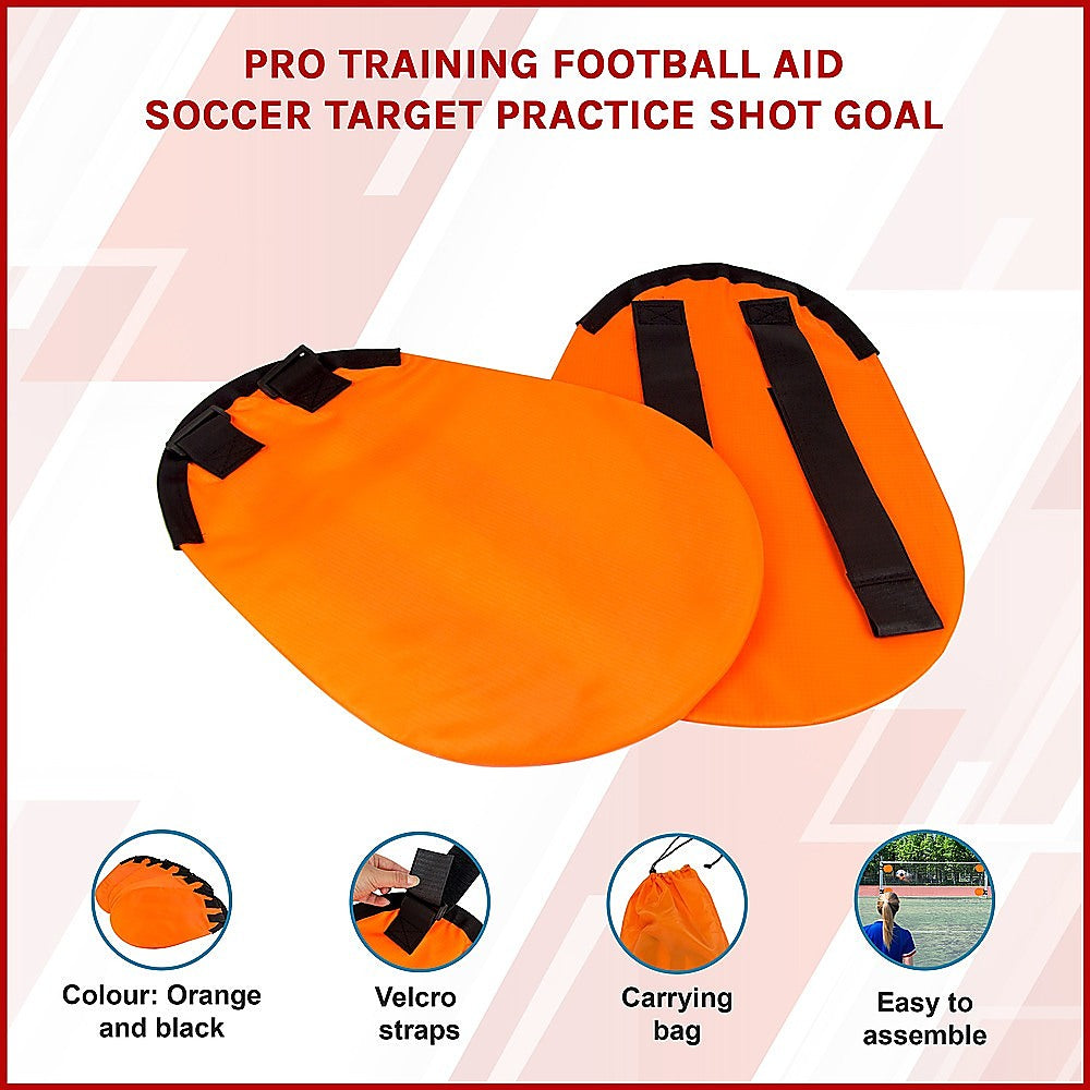 Pro Training Football AID Soccer Target Practice Shot Goal 3