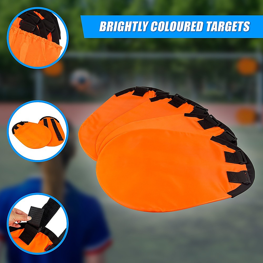 Pro Training Football AID Soccer Target Practice Shot Goal 9