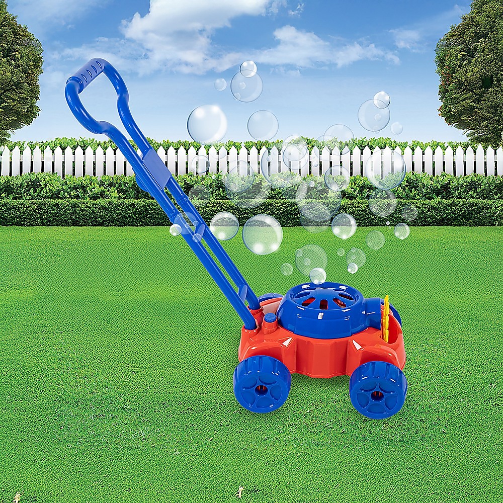Kids Bubble Lawnmower Bubbles Machine Blower Outdoor Garden Party Toddler Toy 4