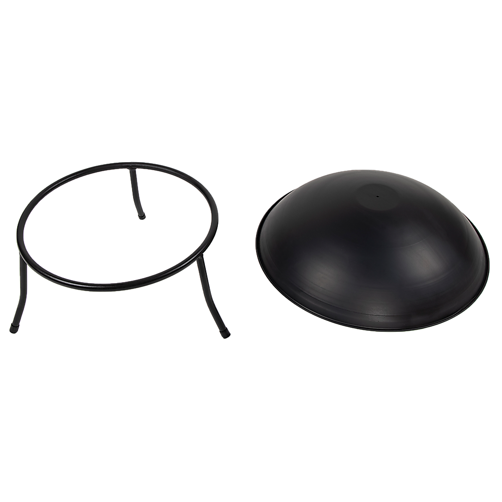 Iron Fire Bowl Traditional Log Fire Pit Outdoor Heating Camp Site Barbecue 6