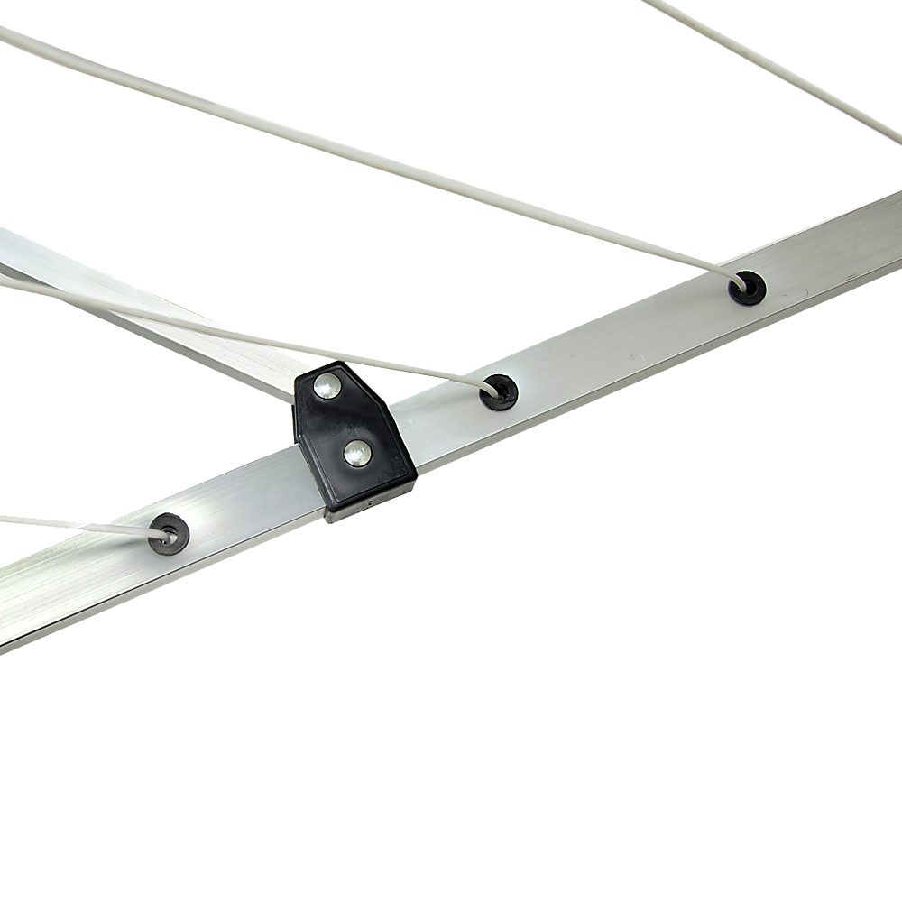 4 Arm Rotary Airer Outdoor Washing Line Clothes Dryer 50m Length 4