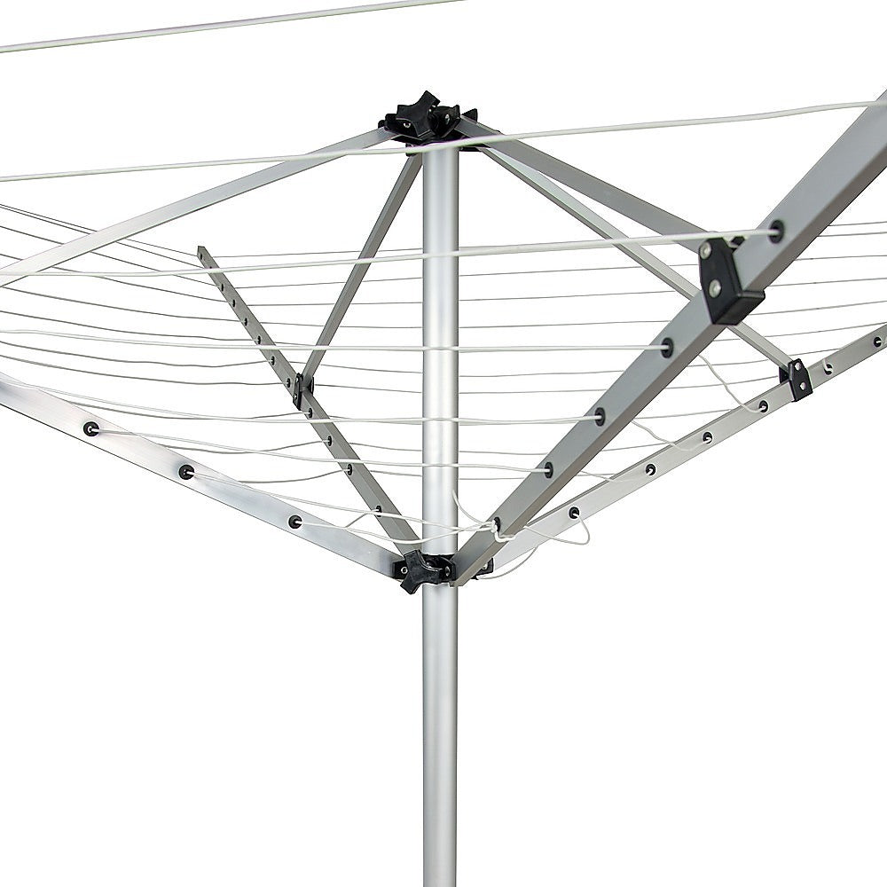 4 Arm Rotary Airer Outdoor Washing Line Clothes Dryer 50m Length 5