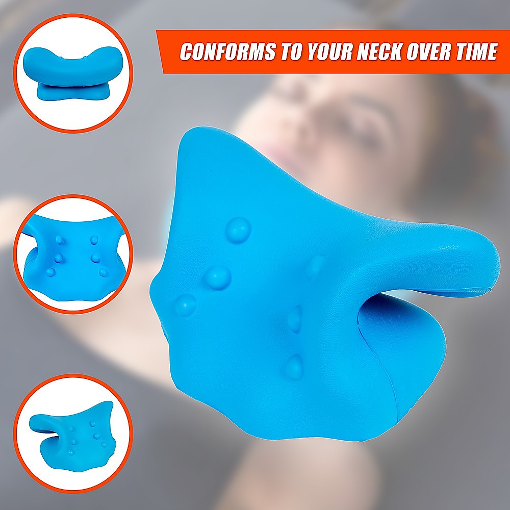 Neck Traction Pillow Rest Cloud Support Neck Stretcher 8