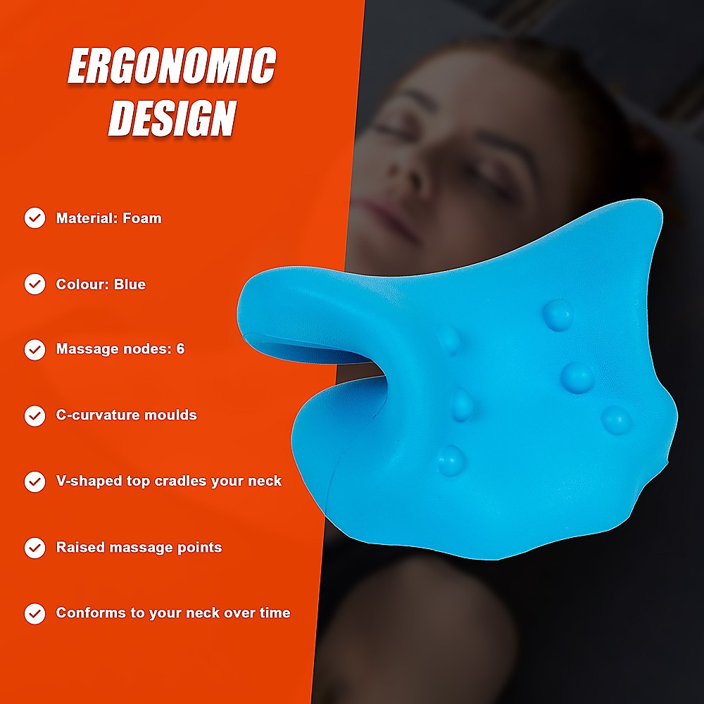 Neck Traction Pillow Rest Cloud Support Neck Stretcher 10
