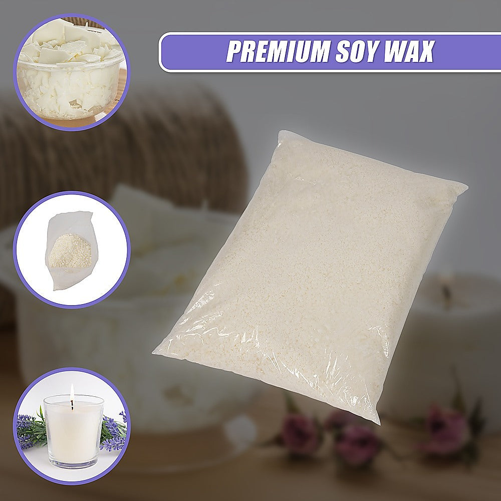 Natural Soy Wax Candle Making Supplies Crafts [ 5kg ] 6