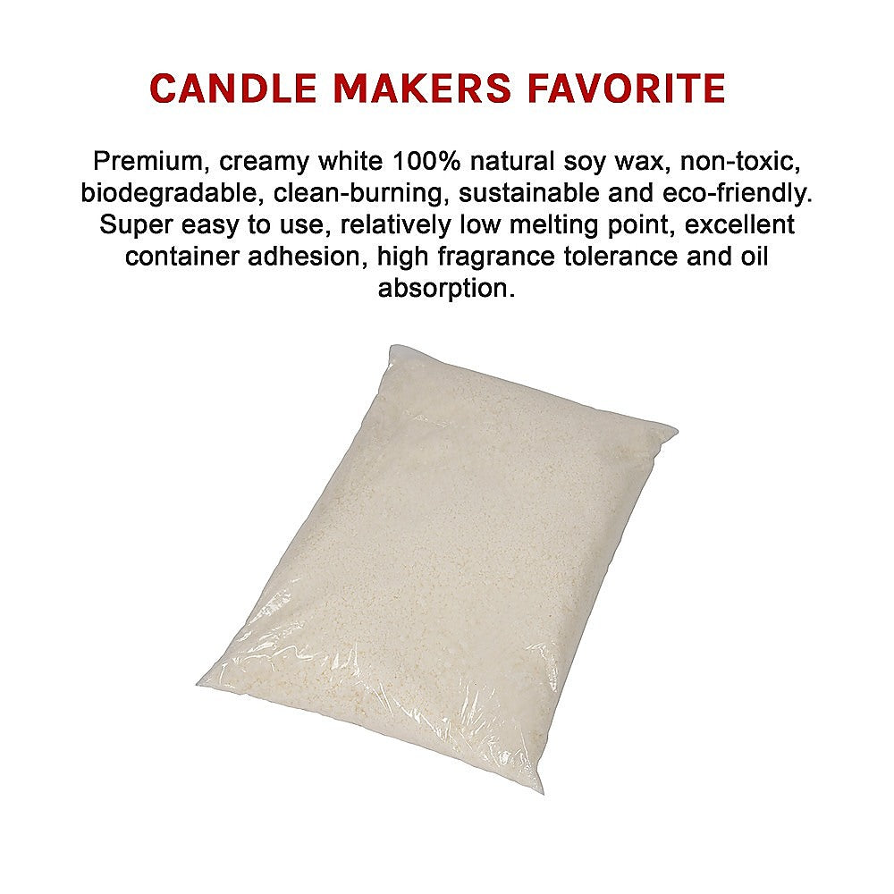 Natural Soy Wax Candle Making Supplies Crafts [ 5kg ] 9