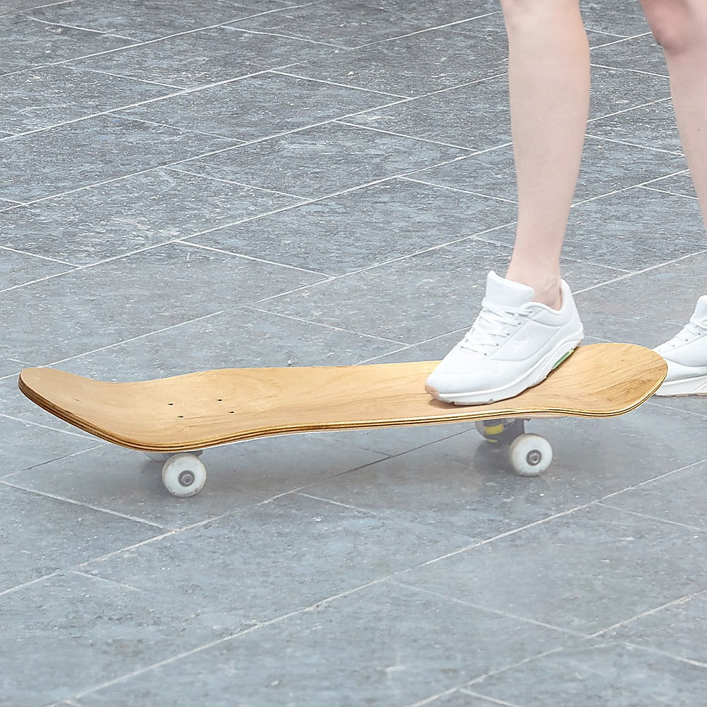 7 Layers Skateboard Deck Natural Wood Maple Double Concave Blank Skate Board DIY 5