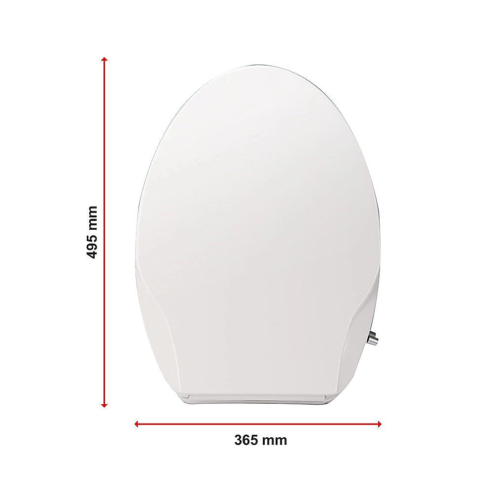 Non Electric Bidet Toilet Seat W/ Cover Bathroom Spray Water Wash 11
