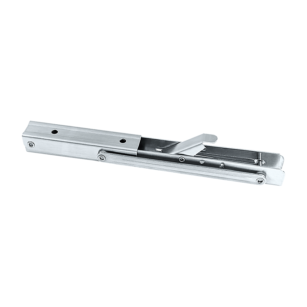 2x 10" Stainless Steel Folding Table Bracket Shelf Bench 50kg Load Heavy Duty 6