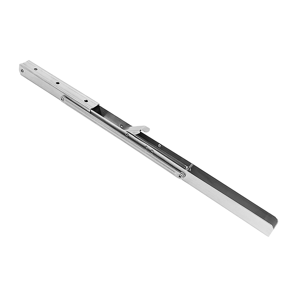 2x 20" Stainless Steel Folding Table Bracket Shelf Bench 50kg Load Heavy Duty 4