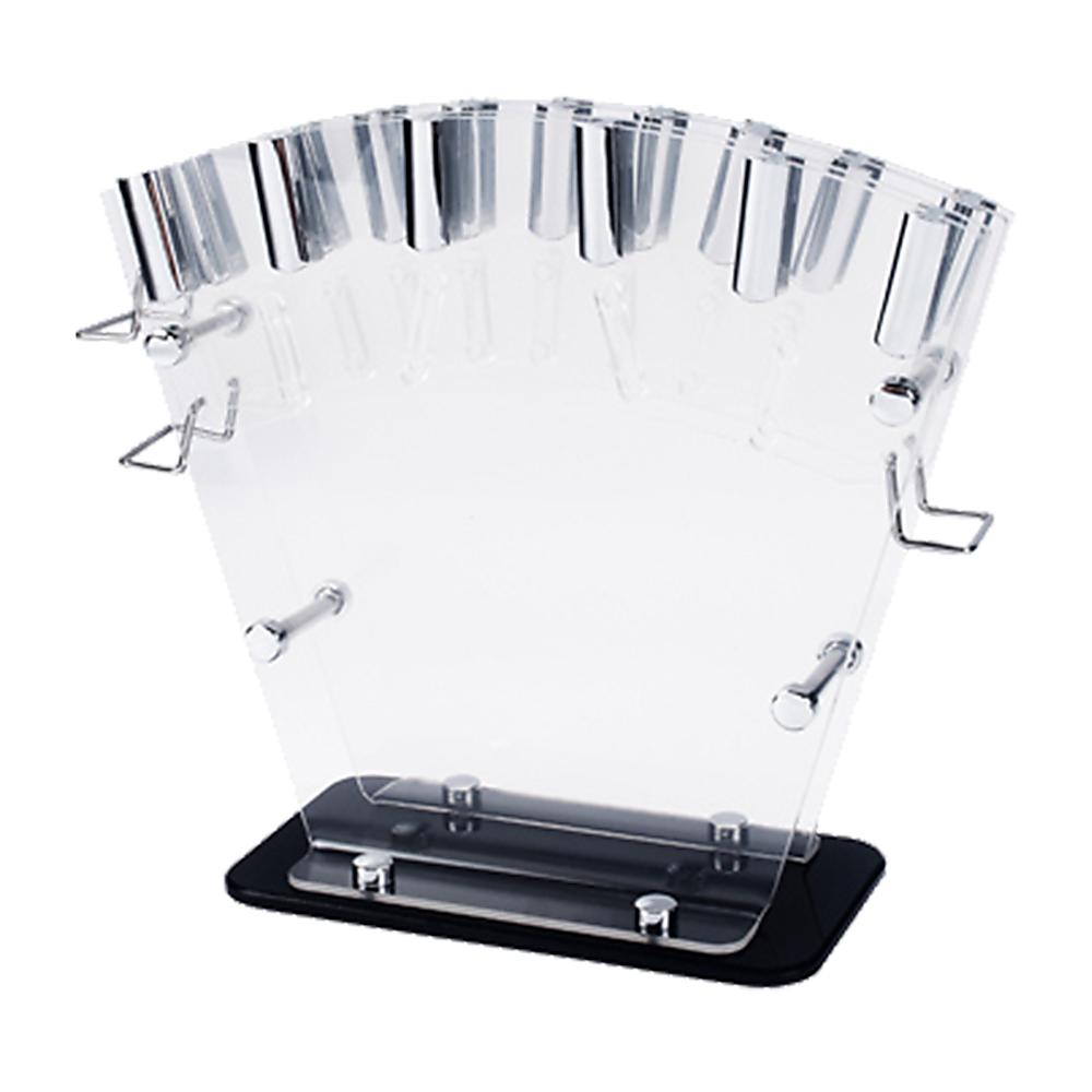 Kitchen 17 Pc Knife Set w/ Block & Sharpener Chef Bread Steak Knives 4