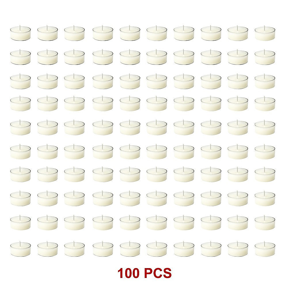 Bulk Buy Unscented SOY WAX Tealights, Soy Wax Tealight Candles - (100pc per set) 6