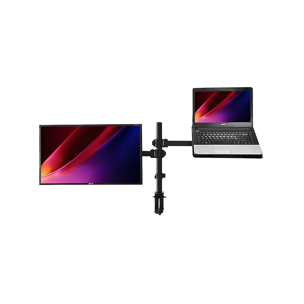 Monitor Mount & Laptop and Tablet Shelf Stands Holders Adjustable Workspace Arm 4