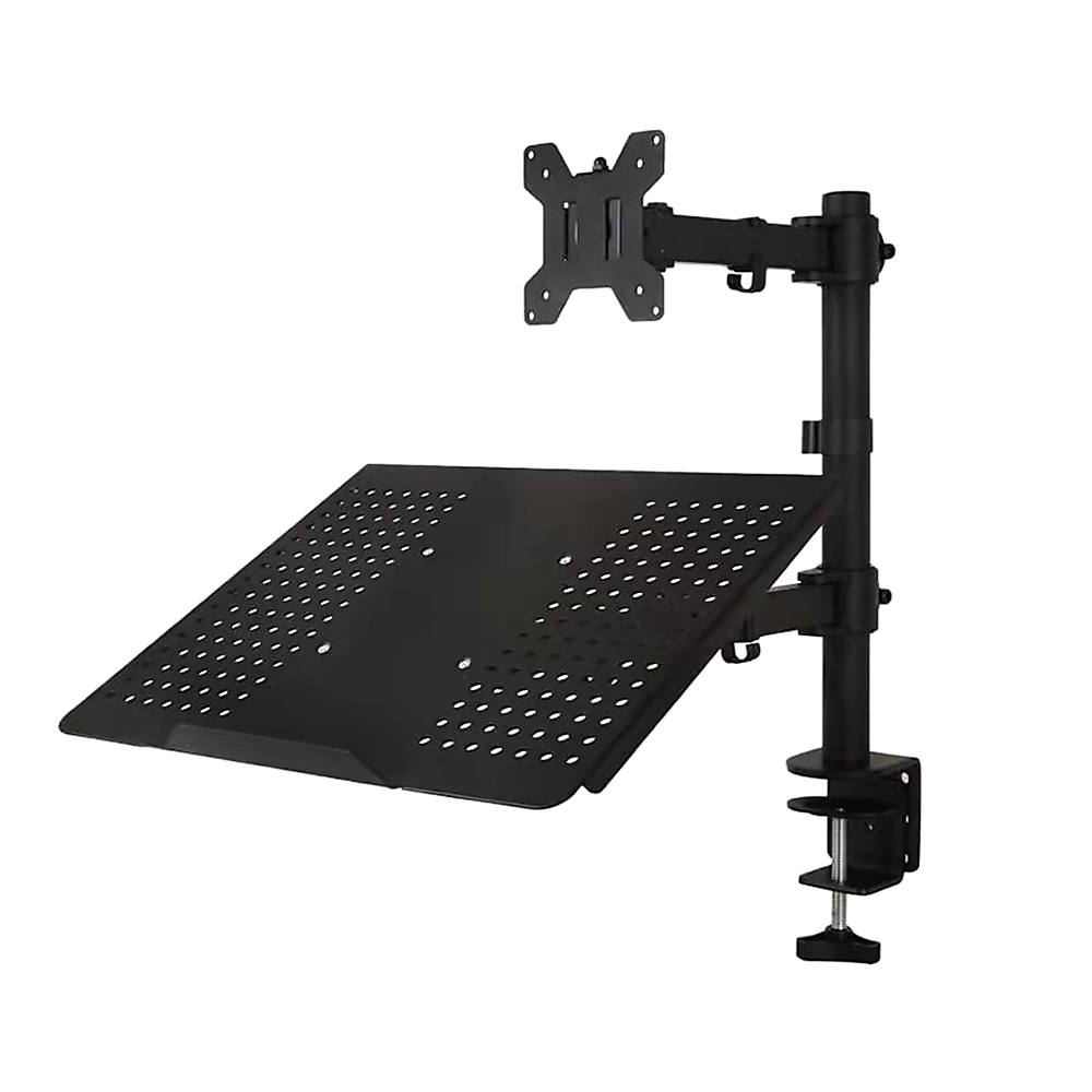 Monitor Mount & Laptop and Tablet Shelf Stands Holders Adjustable Workspace Arm 5