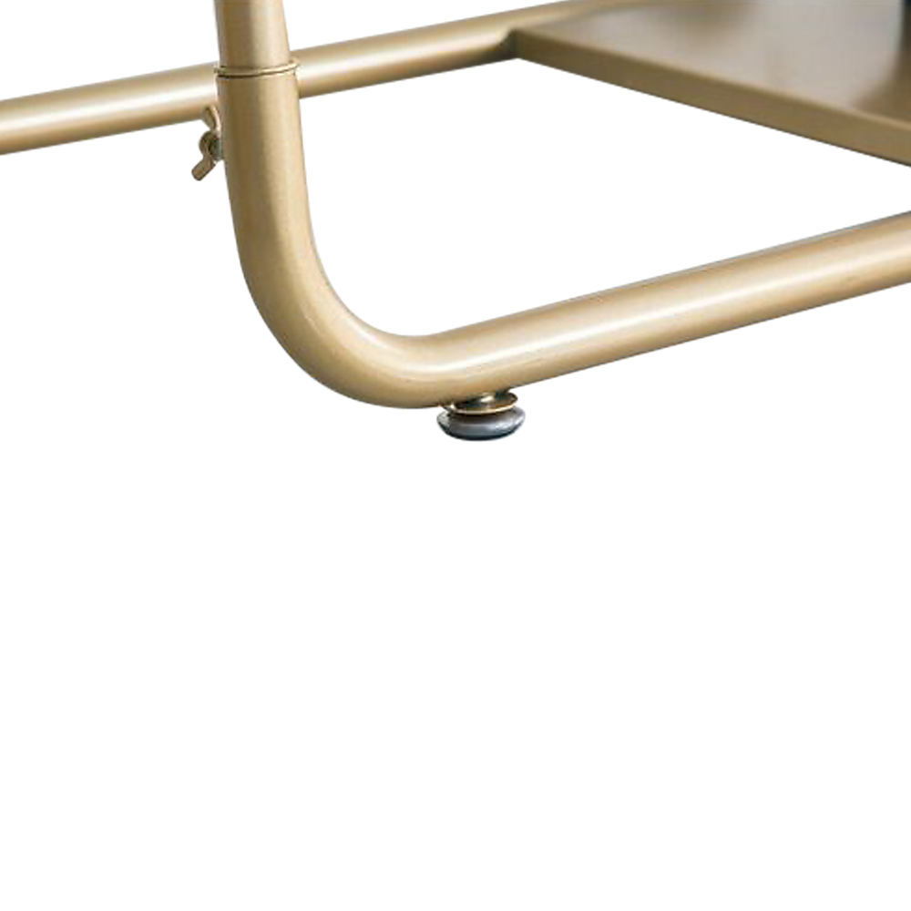 Gold Clothing Retail Shop Commercial Garment Display Rack 3
