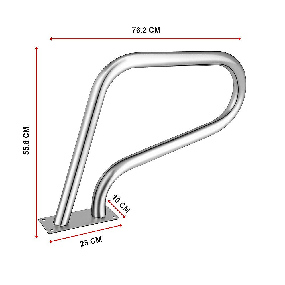 Swimming Pool Hand Rail Step Grab Rail 76.2x55.8cm with Drill Bit 13
