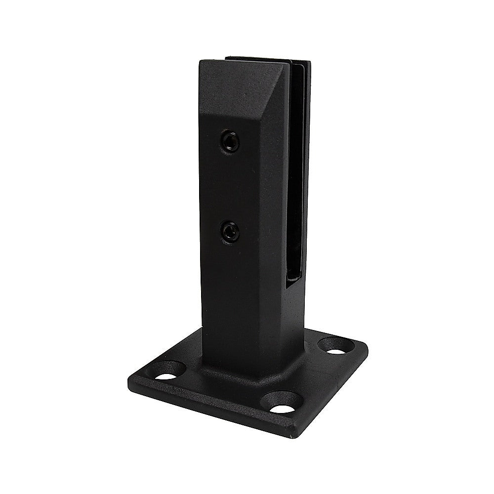 Balustrade Black Glass Clamp 304 Stainless Spigot Pool Fencing Fence 7