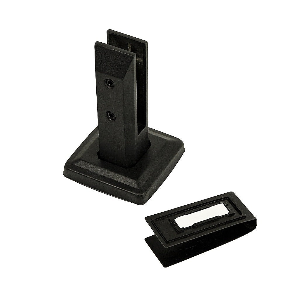 Balustrade Black Glass Clamp 304 Stainless Spigot Pool Fencing Fence 6