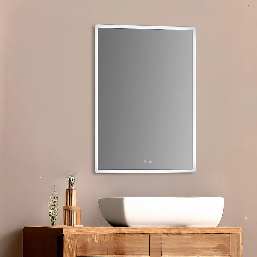 Smart Mirror Bathroom Vanity LED Lighted Wall Mirror 800x600mm 6