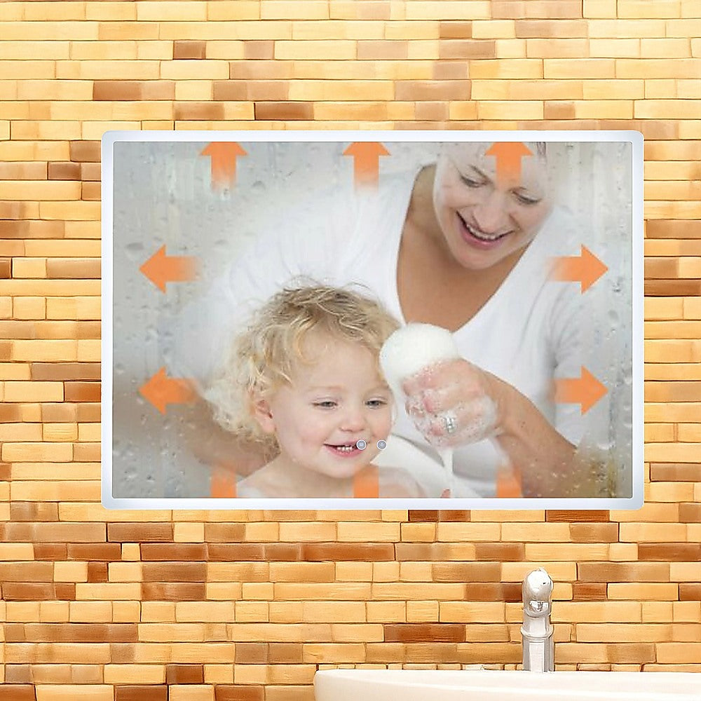 Smart Mirror Bathroom Vanity LED Lighted Wall Mirror 1000x700mm 6