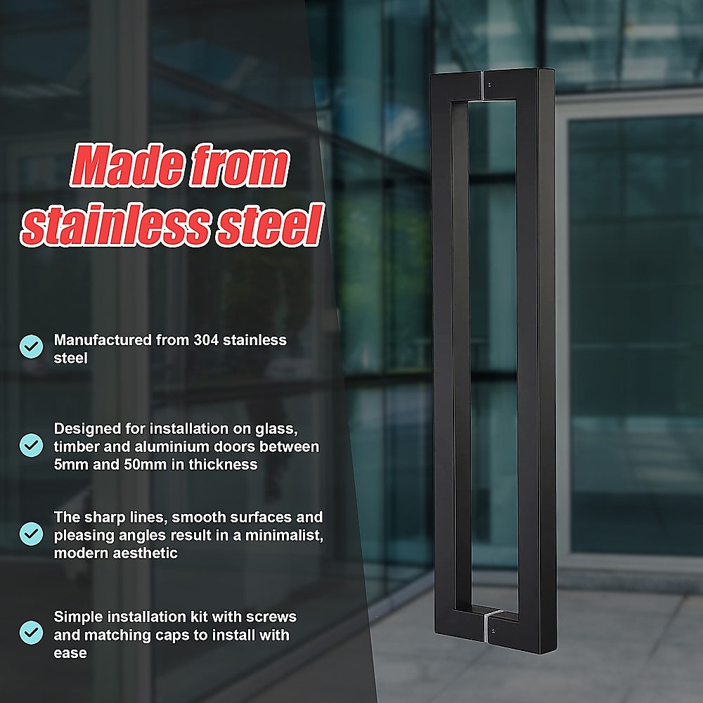 Entrance Door Pull Handle Matte Black 1500mm 5