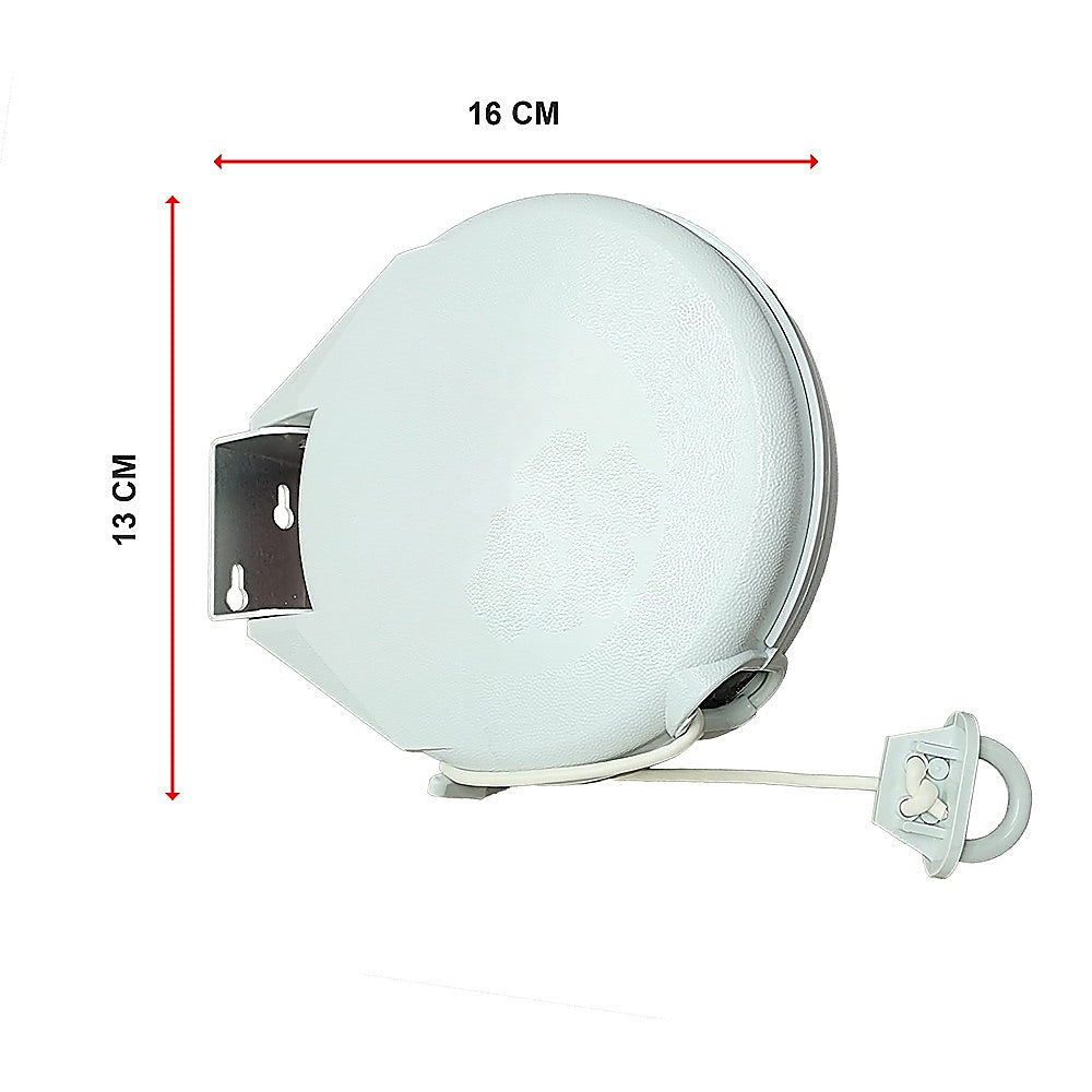 Retractable Clothesline Hang Clothes Line 20 Ft Retracts Automatically 8