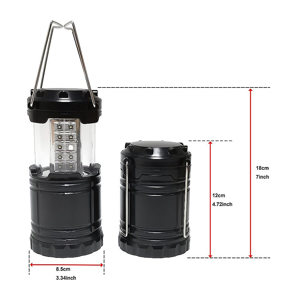 LED Camping Lantern, Super Bright Portable 2 Pack 8