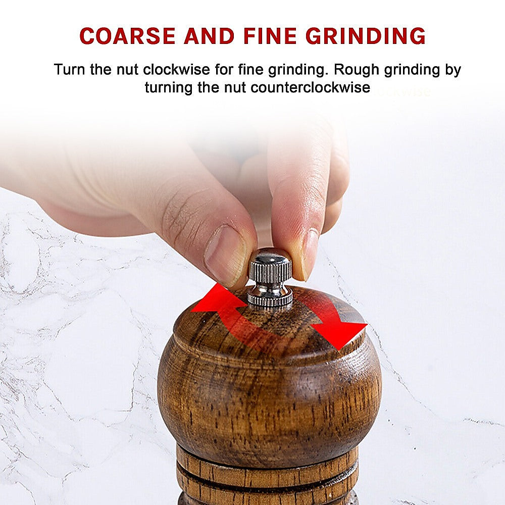 10" Manual Pepper Grinder Multipurpose Flavouring Bottle Cruet Kitchen Tools 11