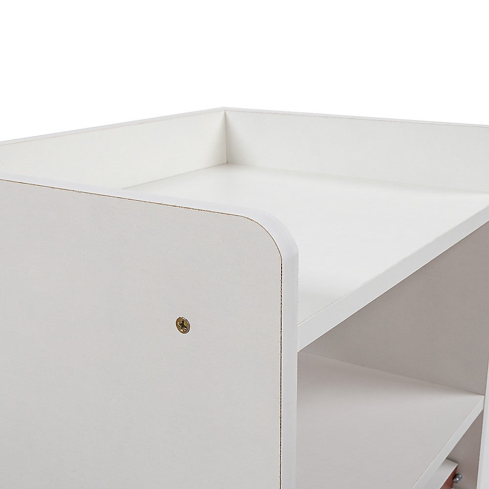 Bedside Tables Drawers Side Table Bedroom Furniture Nightstand White Unit 3