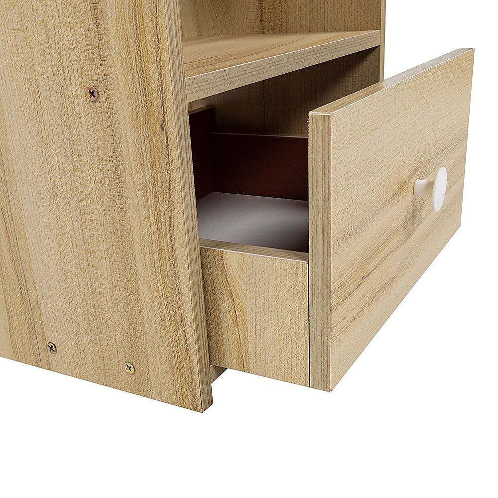 Bedside Tables Drawers Side Table Bedroom Furniture Nightstand Wood Unit 3