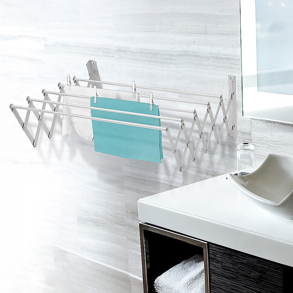 Pull Out Clothes Airer – Expanding Laundry Drying Line for Caravan, RV & Home