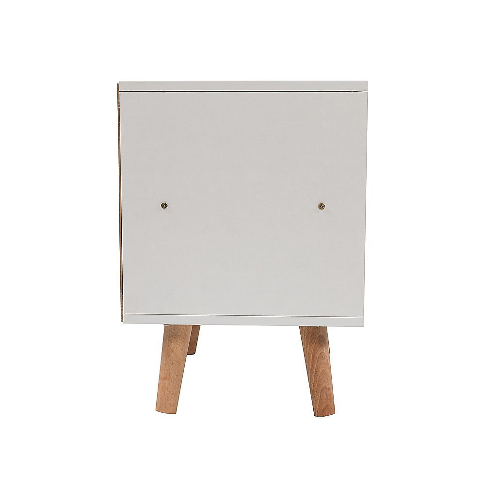 Bedside Tables Drawers Side Table Nightstand White Storage Cabinet Wood 5