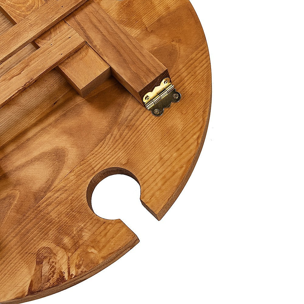 Outdoor Picnic Table Wooden Portable Folding Mini Wine Rack Picnic Table 5