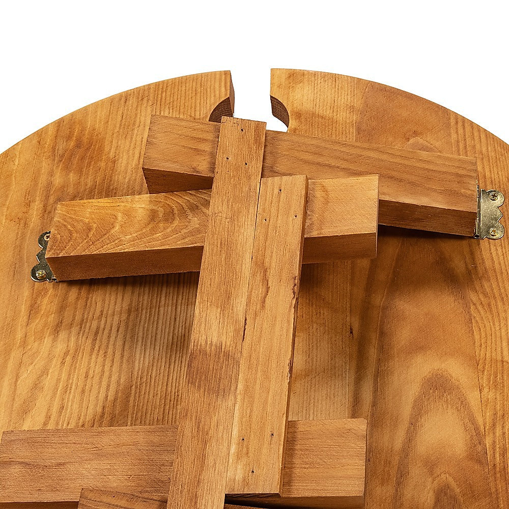 Outdoor Picnic Table Wooden Portable Folding Mini Wine Rack Picnic Table 7